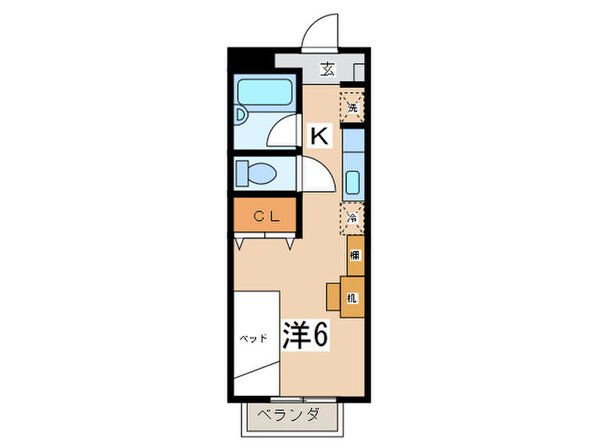 コンフォール後谷の物件間取画像